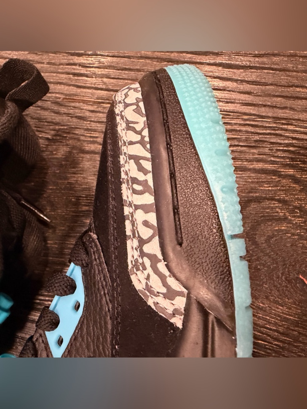 Nike Air Jordan Spizike Low 'Black/Gamma Blue' | Men Size 6.5Y - Picture 3 of 11